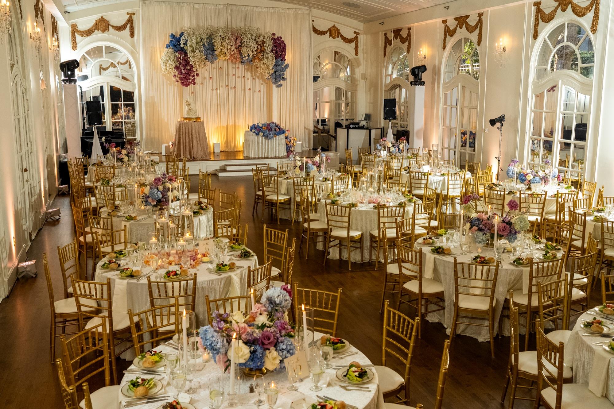 Full wedding — golden hour