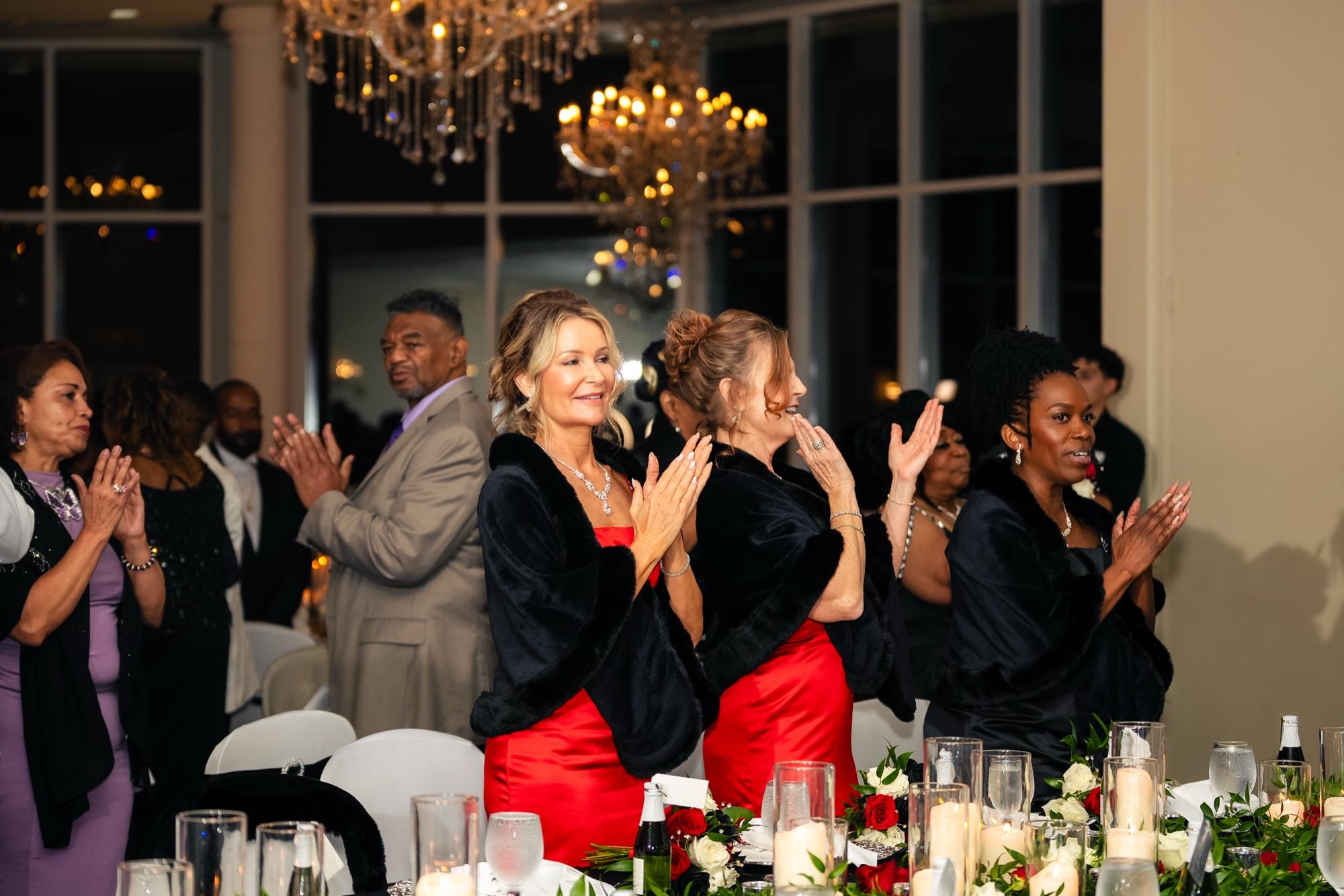 Full wedding — emotional moment